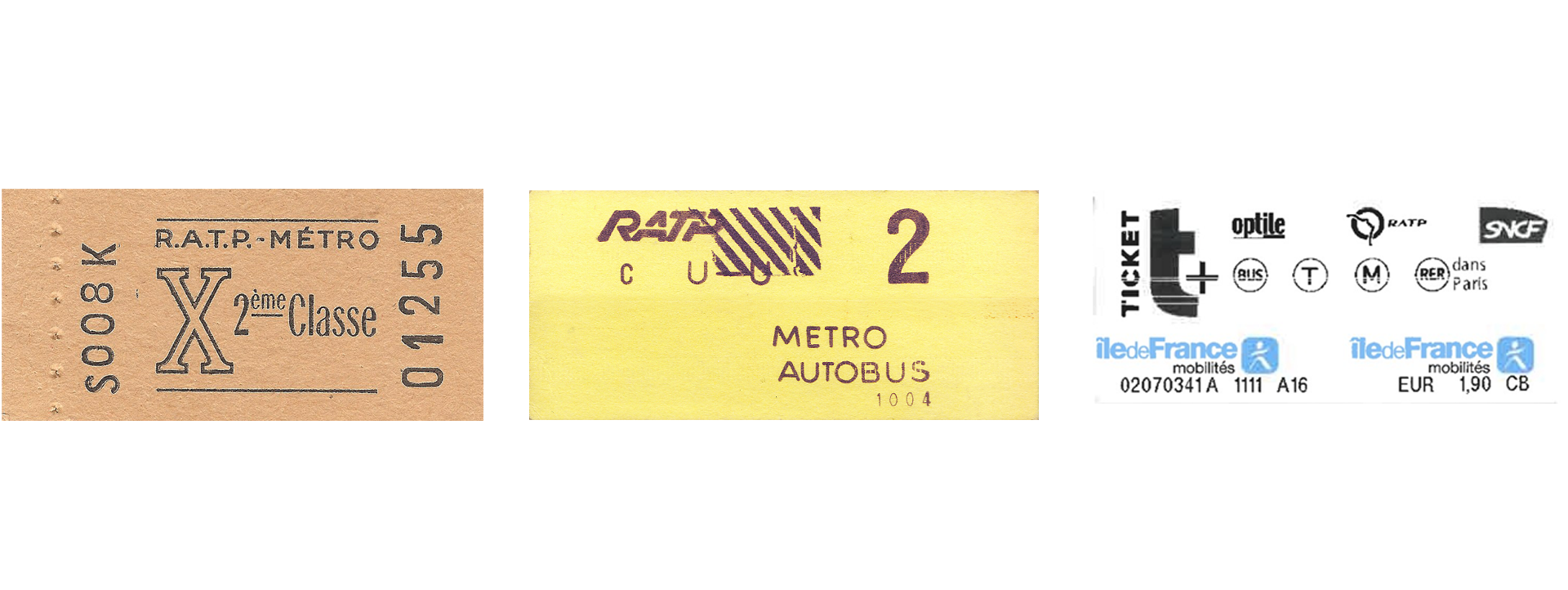 tickets metro paris