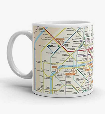 mug tasse métro Paris