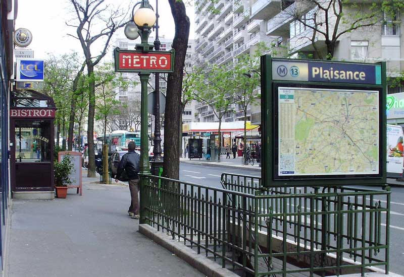 métro Plaisance Paris photo
