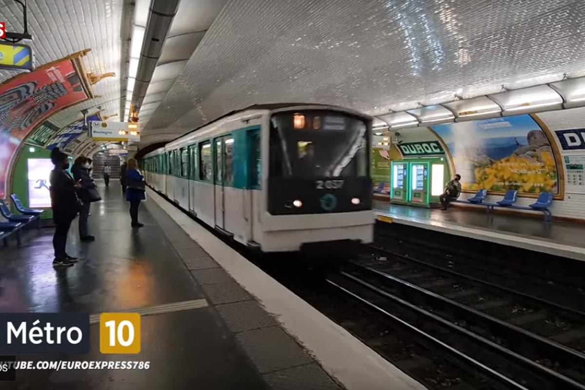 promenade en métro des lignes 1 à 14 à Paris 2
