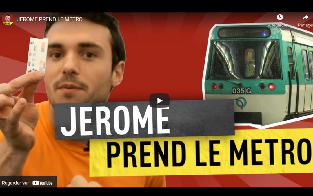 Jérôme prend le métro de Paris