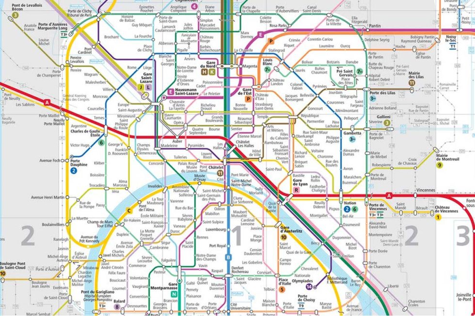 Besoin D'un Plan RER De Paris ? - Plan Metro Paris | Plan De Paris