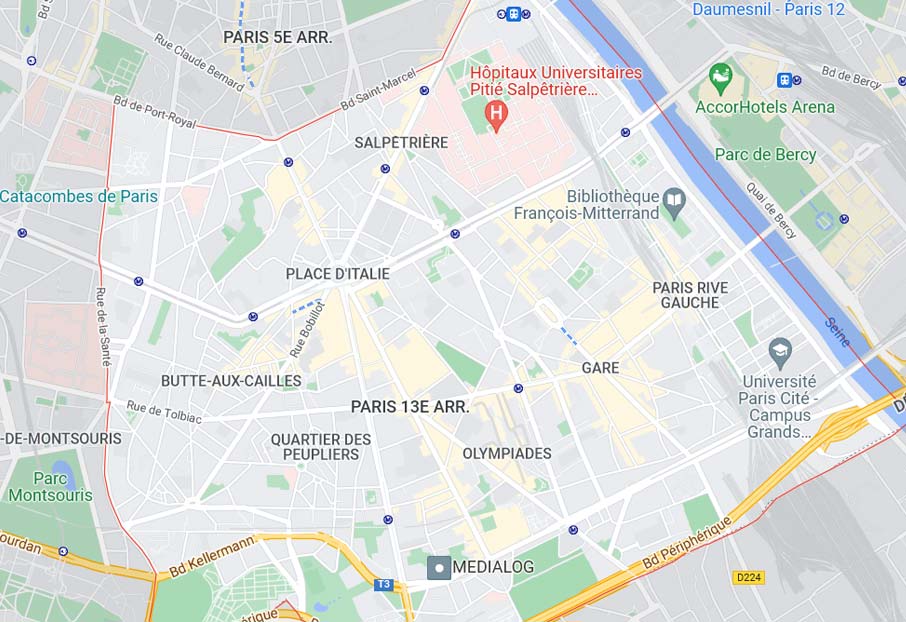 PLAN PARIS 13e ARRONDISSEMENT Plan Metro Paris Plan De Paris