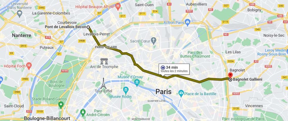CARTE LIGNE 3 Plan Metro Paris Plan De Paris