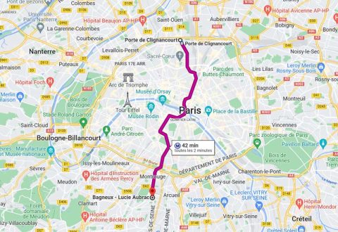 LIGNE 4 - Plan metro Paris | plan de Paris