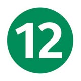 logo ligne 12 metro Paris
