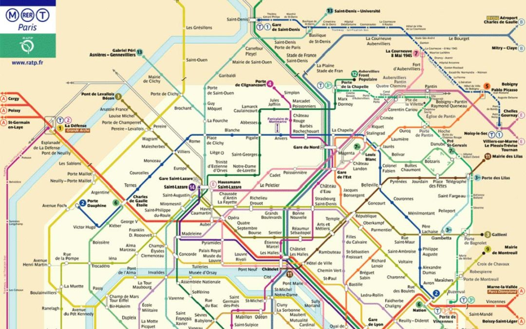 Besoin d’un plan de métro de Paris ?