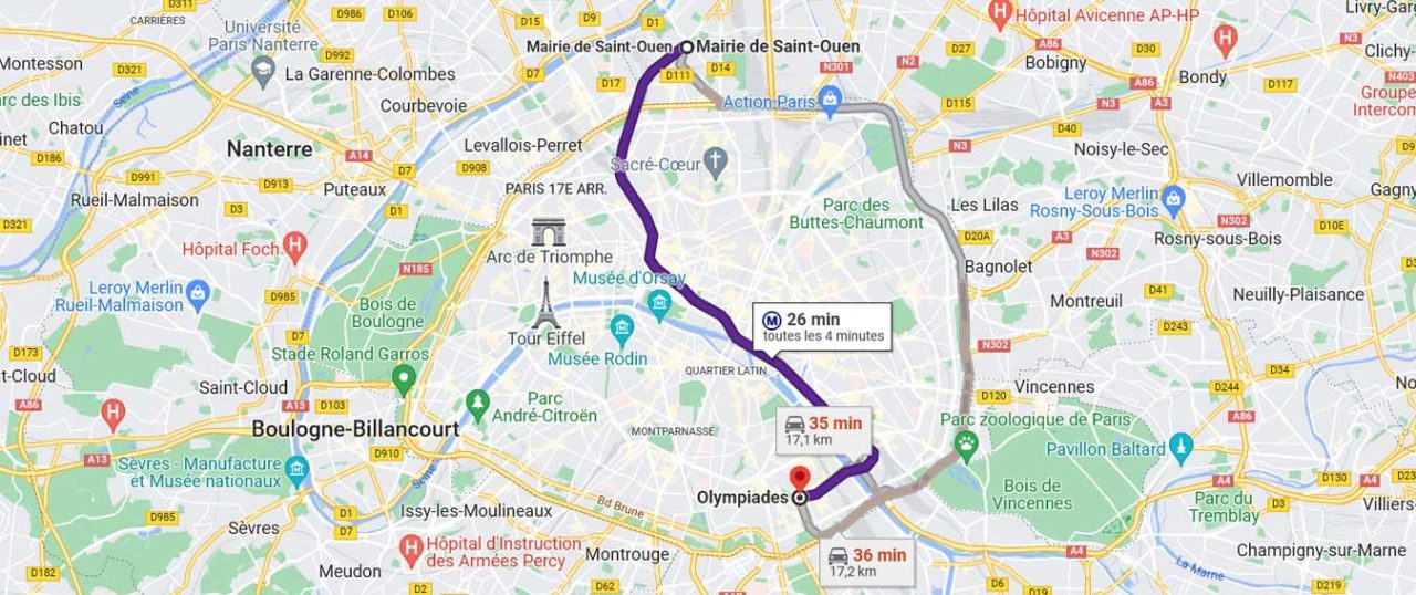 LIGNE 14 Plan metro Paris plan de Paris