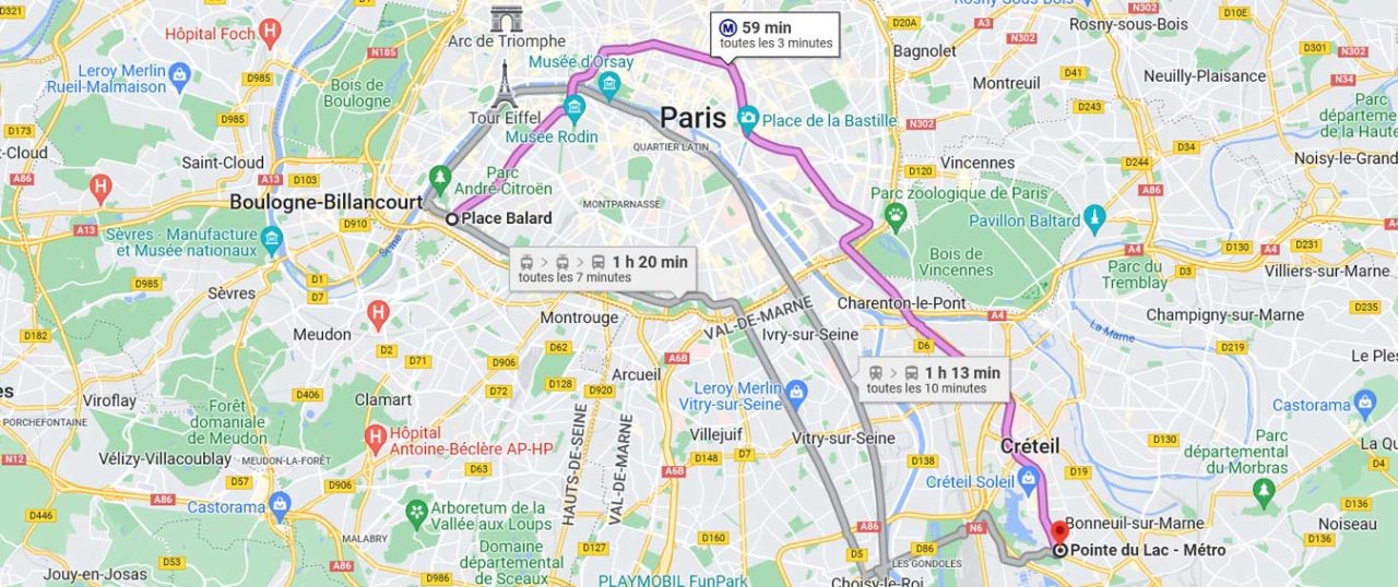 LIGNE 8 Plan metro Paris plan de Paris