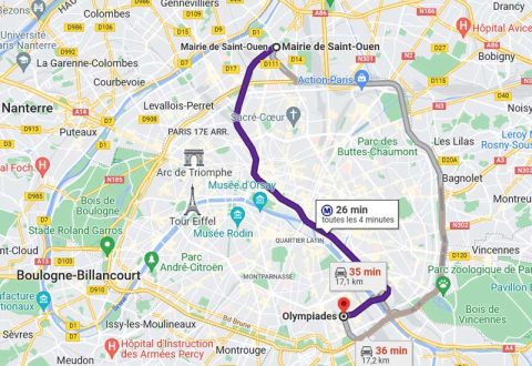 LIGNE 14 - Plan metro Paris | plan de Paris