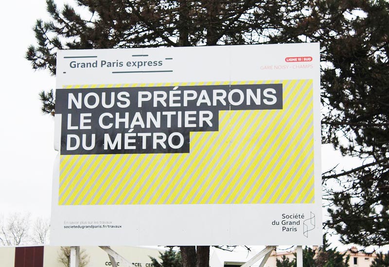 ligne 15 chantier à Noisy-le-Grand Grand Paris Express 2017