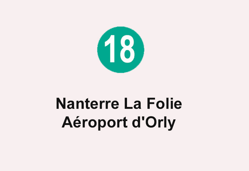 Ligne 18 - Nanterre La Folie - Aéroport d'Orly