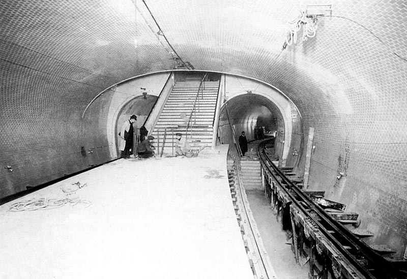 ligne 3bis station Gambetta 1905