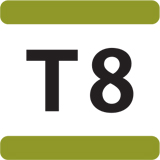 ligne T8 tramway Paris - logo