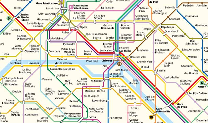 METRO PARIS Plan Metro Paris Plan De Paris