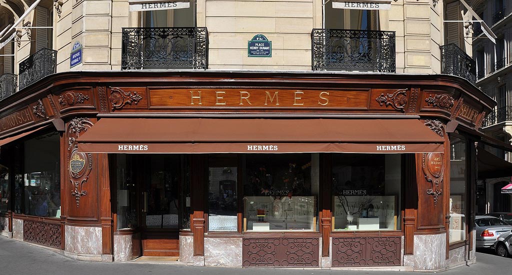 Avenue Groege V, boutique Hermès, Paris 8