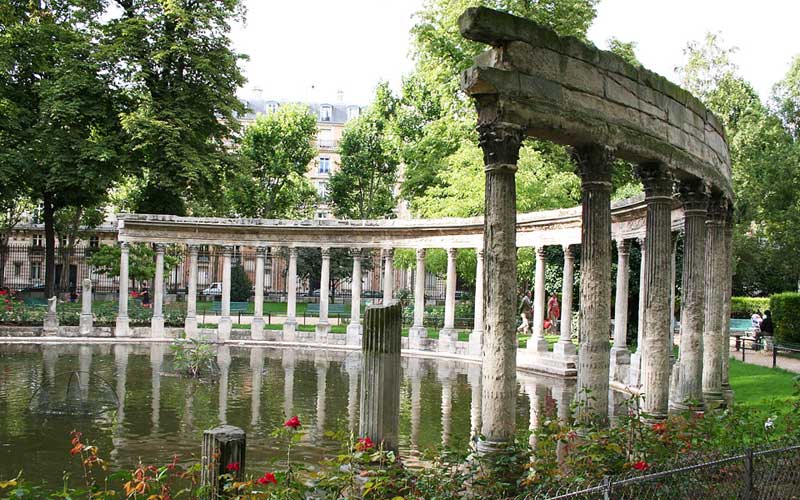 Parc Monceau et sa colonnade, Paris 8ème