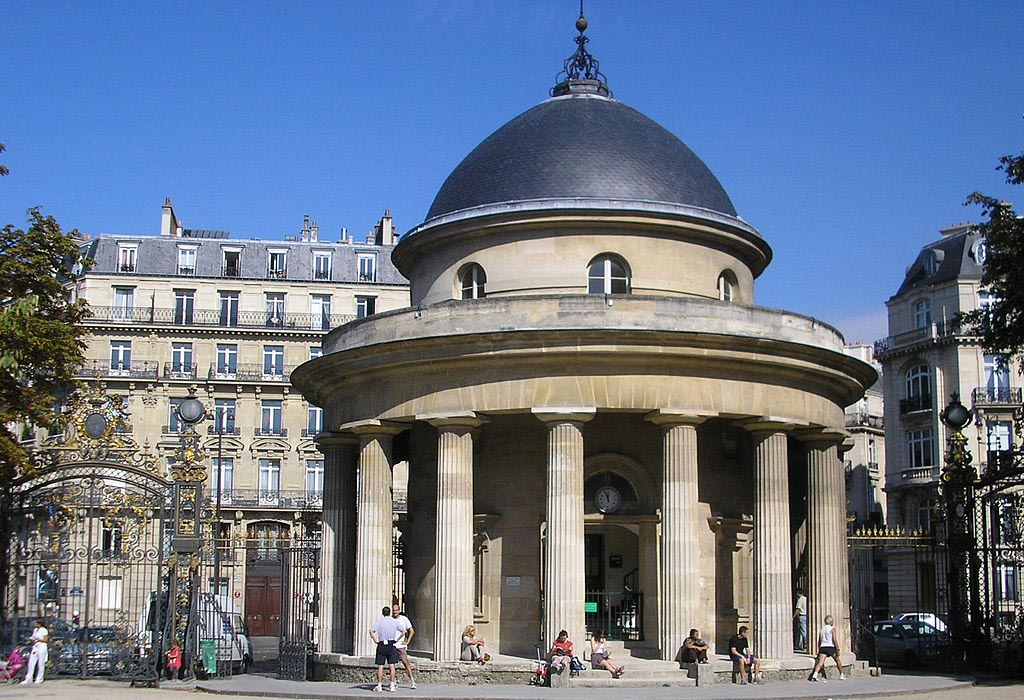 Parc Monceau et sa rotonde, Paris 8ème