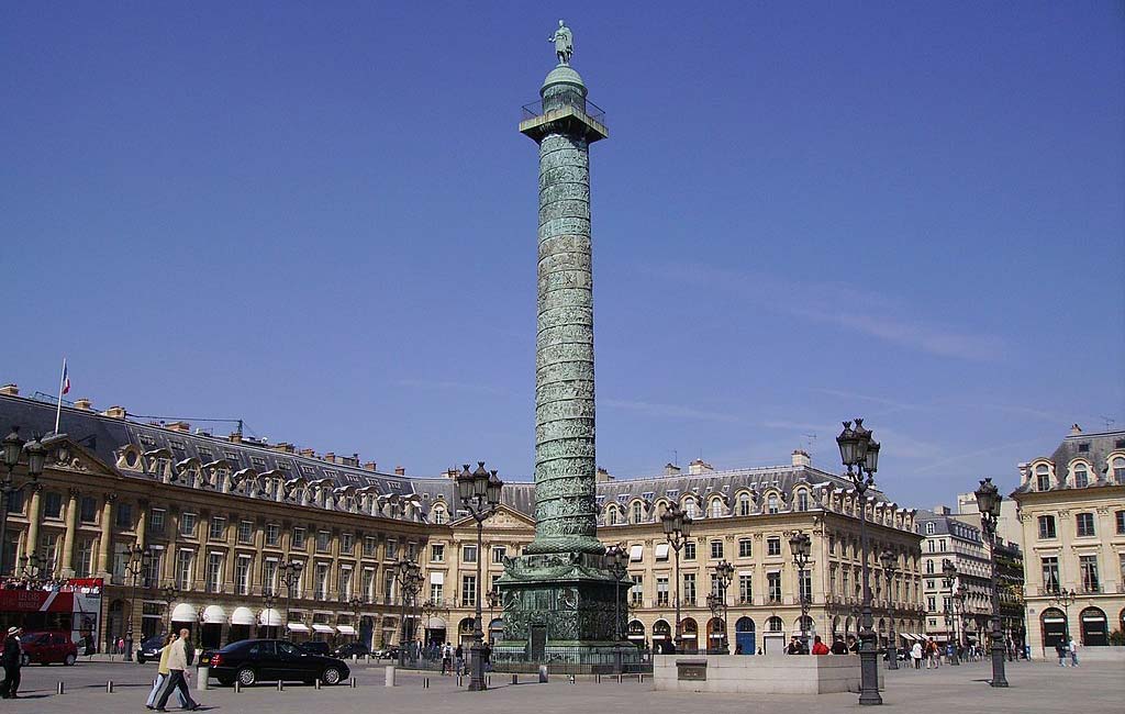 Place Vendôme et colonne Vendôme, Paris