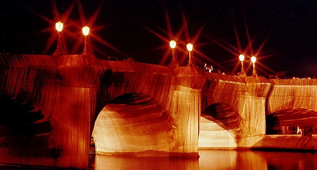 Pont-Neuf emballé par Christo, 1985