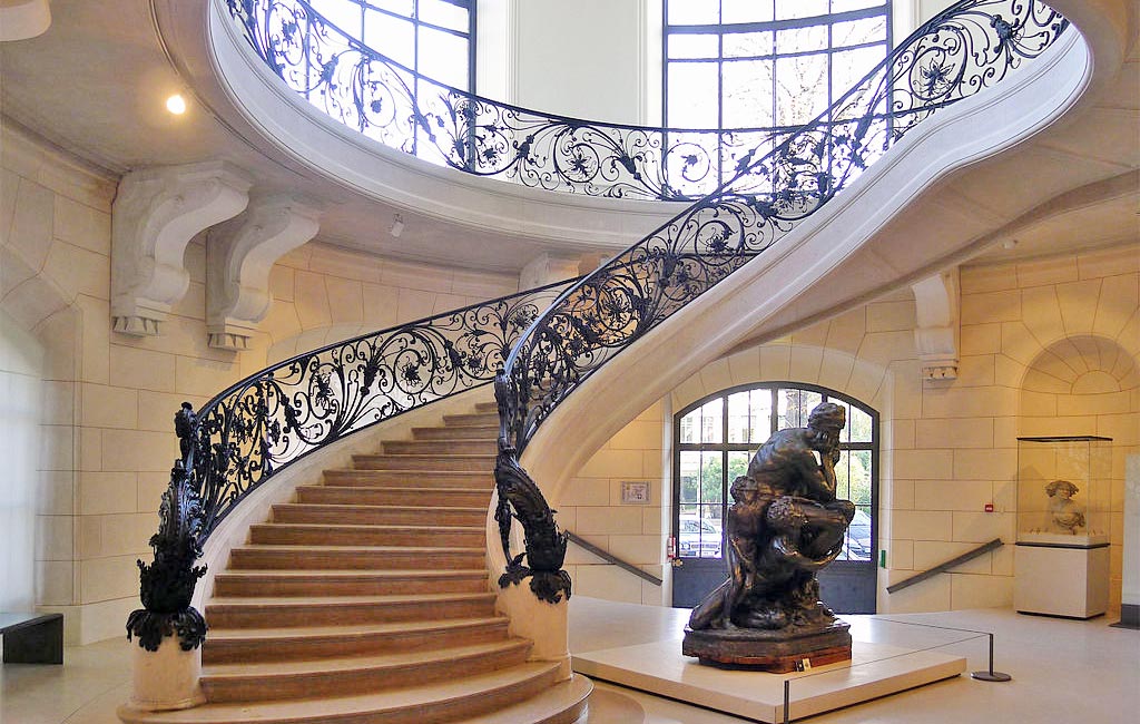 Petit Palais, Paris 8ème, escalier, Musée des Beaux-Arts de Paris