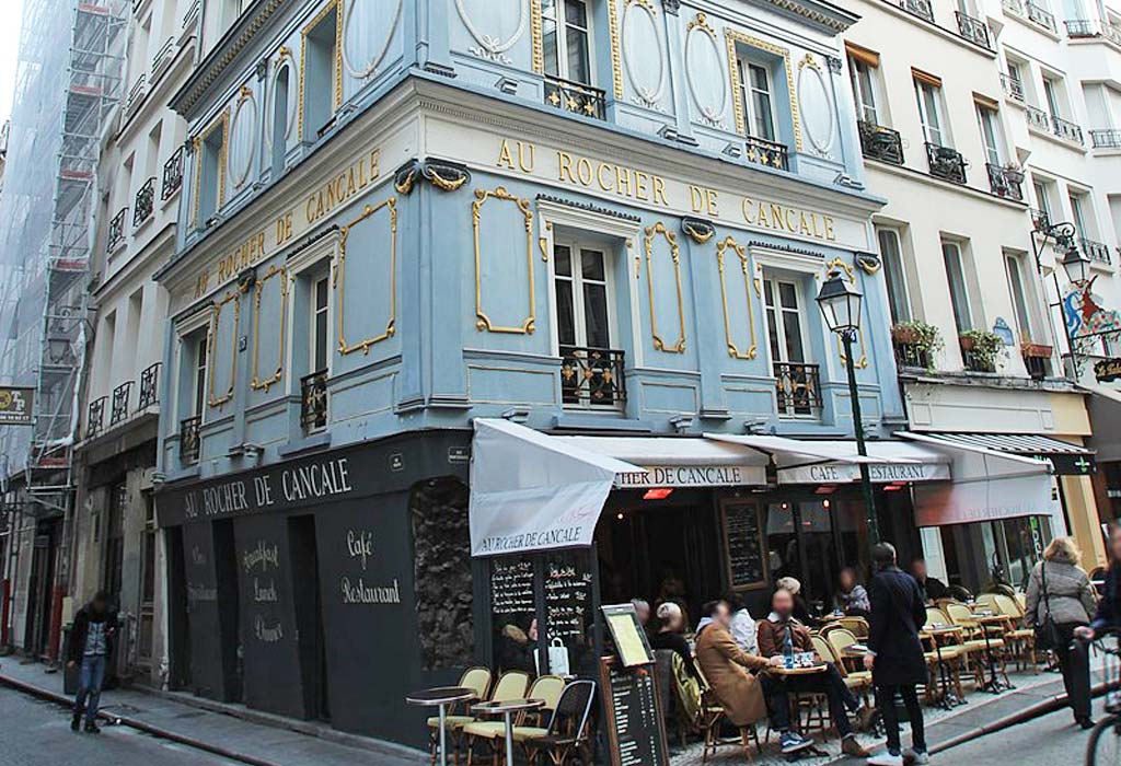 Rue Montorgueil, Au Rocher de Cancale, Paris 1er et 2ème